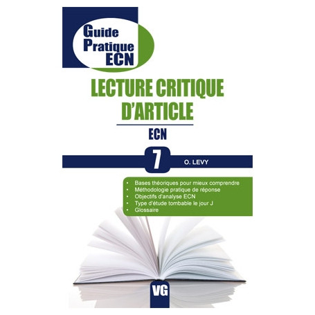 Lecture critique d'article  VG librairie