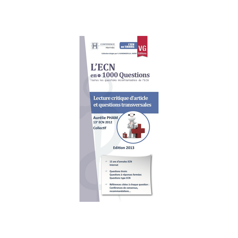Lecture critique d'article et questions transversales  VG librairie