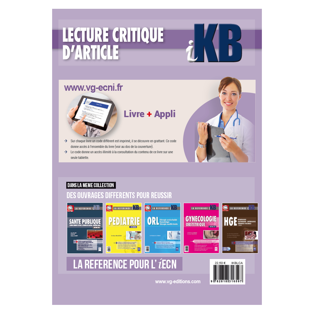 Lecture critique d'article  VG librairie