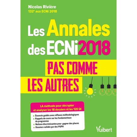 Les annales des ECNi 2018 pas comme les autres