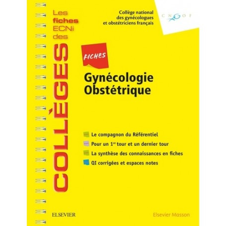 Fiches gynécologie, obstétrique