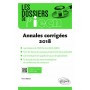 Annales corrigées 2018