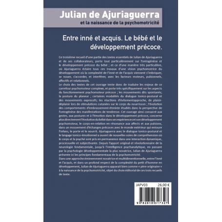 Entre inné et acquis : le bébé et le développement précoce