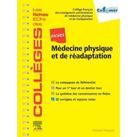 Fiches médecine physique et de réadaptation