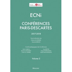 ECNi : conférences Paris Descartes 2017-2018, volume 2