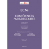 ECNi : conférences Paris Descartes 2018-2019, volume 1