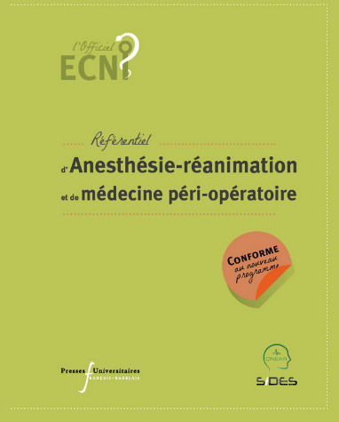 Anesthésie, réanimation en médecine péri-opératoire