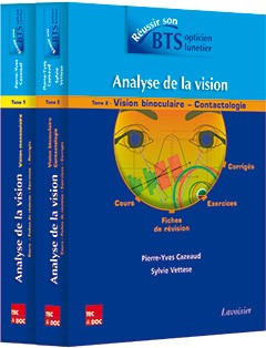 BTS Opticien Lunetier Analyse De La Vision Pack 2 Tomes Pierre Yves 