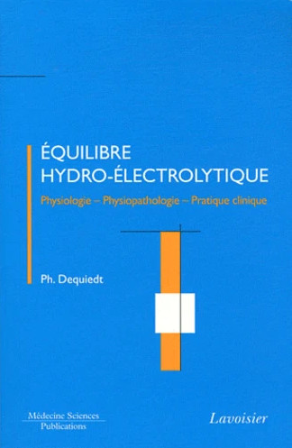 Equilibre hydro-électrolytique