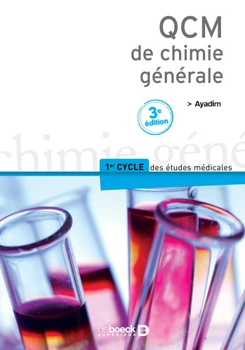 QCM de chimie générale