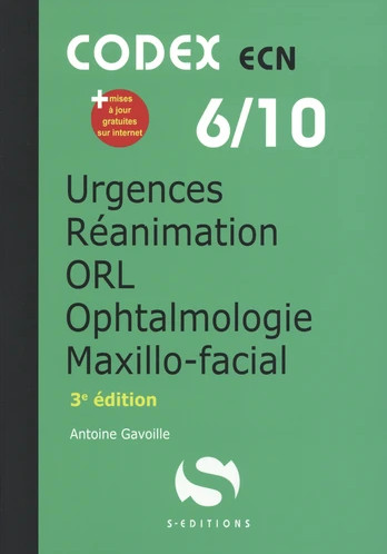 Urgences, réanimation, ORL, ophtalmologie, chir. maxillo-faciale