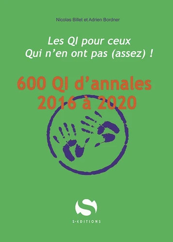 600 QI d'annales 2016 à 2020