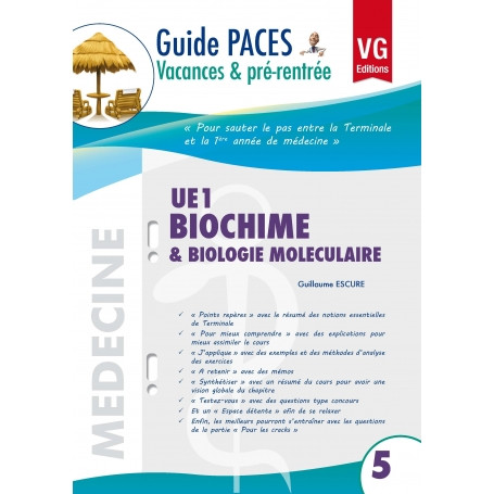 Biochimie, biologie moléculaire UE1