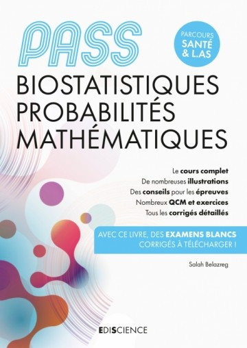 PASS biostatistiques, probabilités, mathématiques