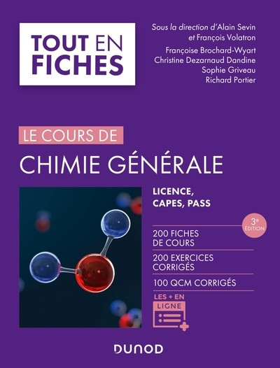 Cours de chimie générale