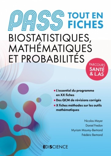 PASS fiches de biostatistiques, probabilités, mathématiques