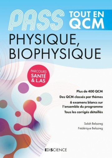 PASS QCM de physique, biophysique