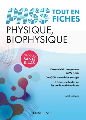 PASS fiches de physique, biophysique