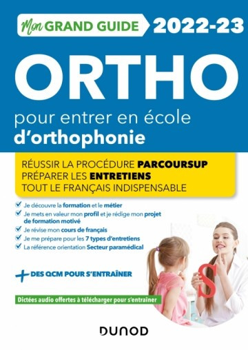 Mon grand guide orthophonie 2022-2023