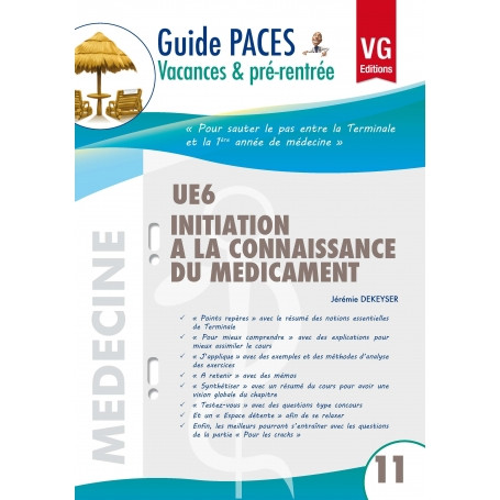 Initiation à la connaissance du médicament UE6