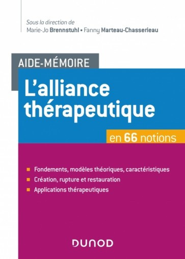 L'alliance thérapeutique en 66 notions