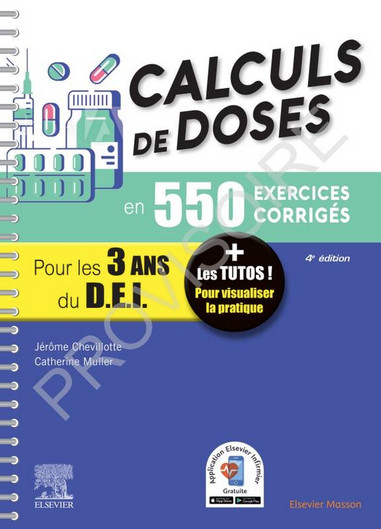 Calculs de doses en 550 exercices corrigés