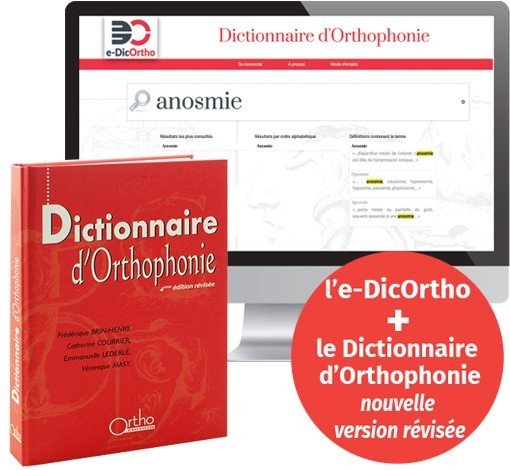Dictionnaire d'orthophonie + version électronique