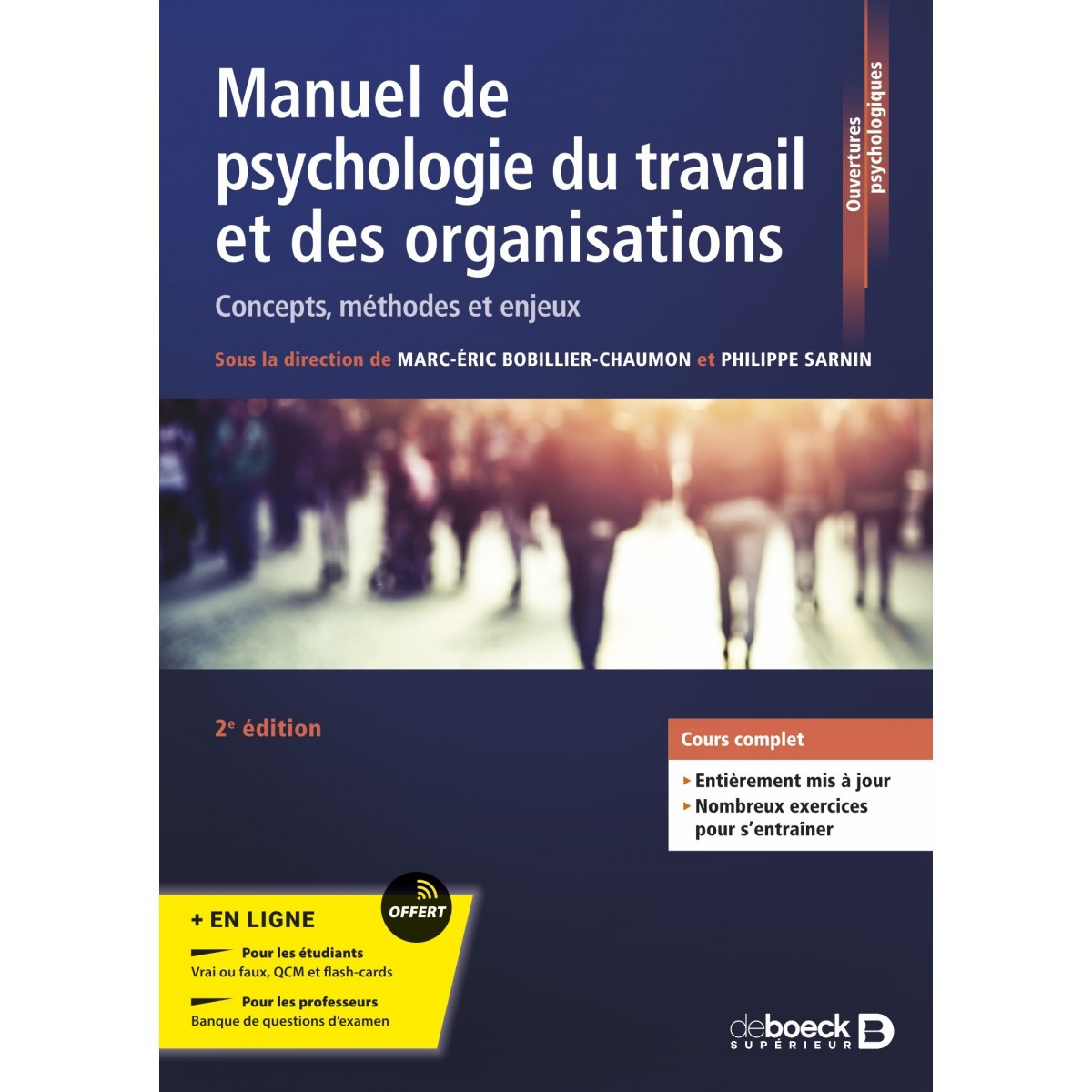 Manuel de psychologie du travail et des organisations