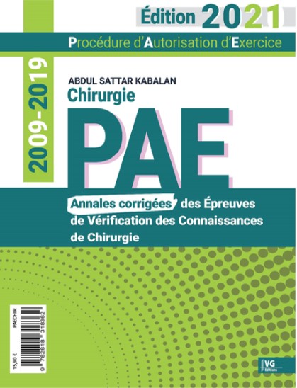 Annales de chirurgie 2009-2019 PAE