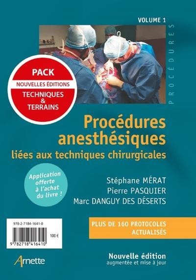 Procédures anesthésiques : pack 2 volumes
