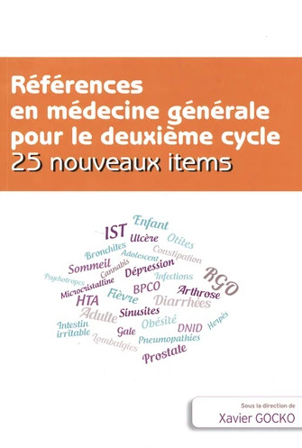 Références en médecine générale pour le 2e cycle : 25 nouveaux items