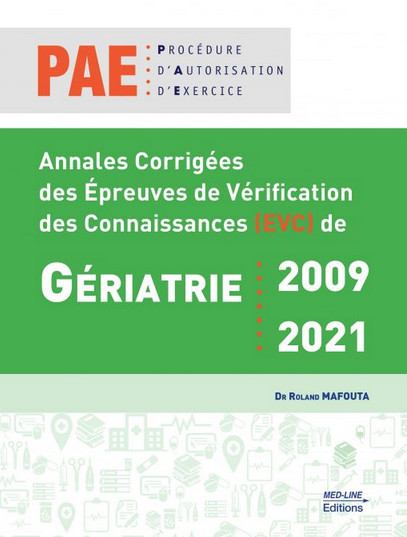 Annales PAE gériatrie 2009-2021