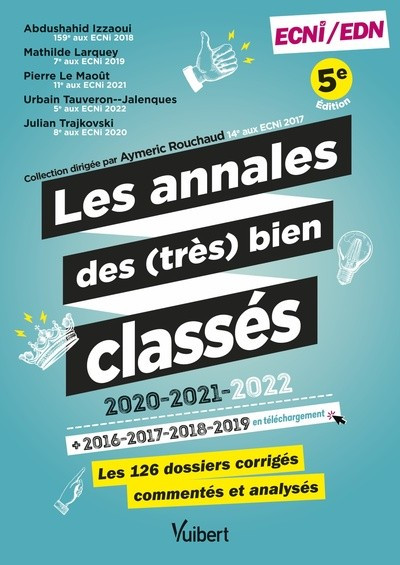 Les annales des (très) bien classés 2016-2022