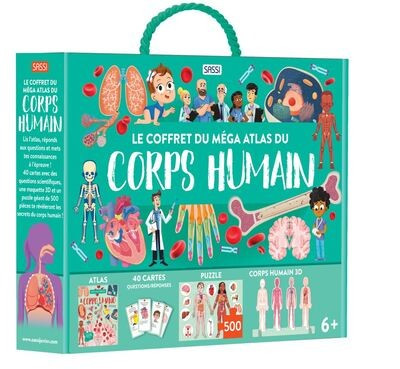 Coffret du méga atlas du corps humain