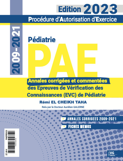 Annales de pédiatrie 2009-2021 PAE