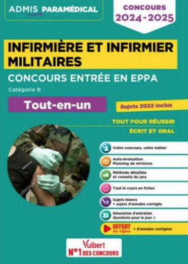 Concours infirmier militaire, EPPA 2024-2025 : tout-en-un