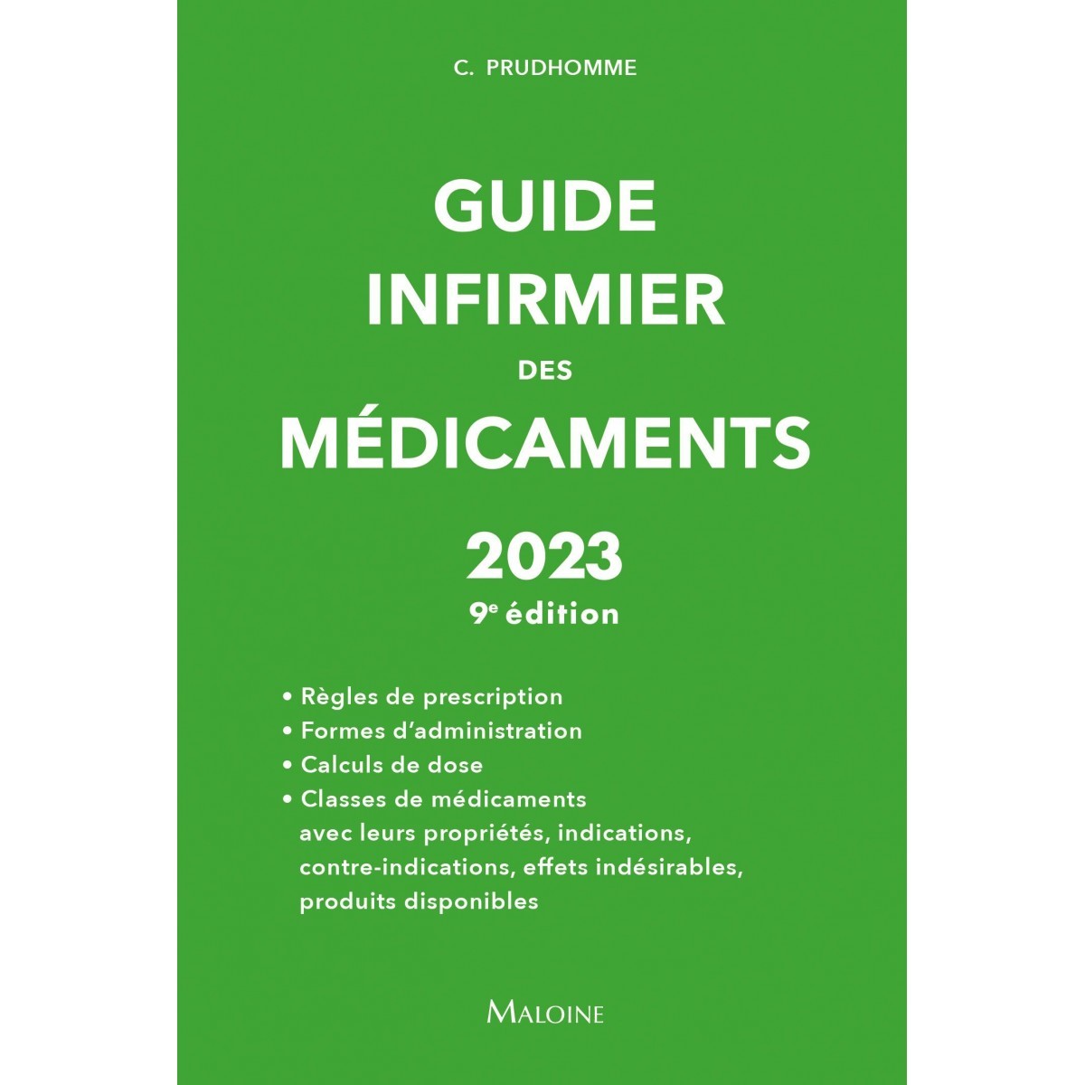 Guide infirmier des médicaments 2023