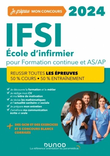Concours IFSI 2024 : formation continue & AS/AP