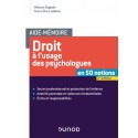 Droit à l\'usage des psychologues en 50 notions