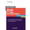 Droit à l'usage des psychologues en 50 notions