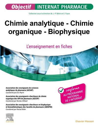 Chimie analytique, chimie organique, biophysique