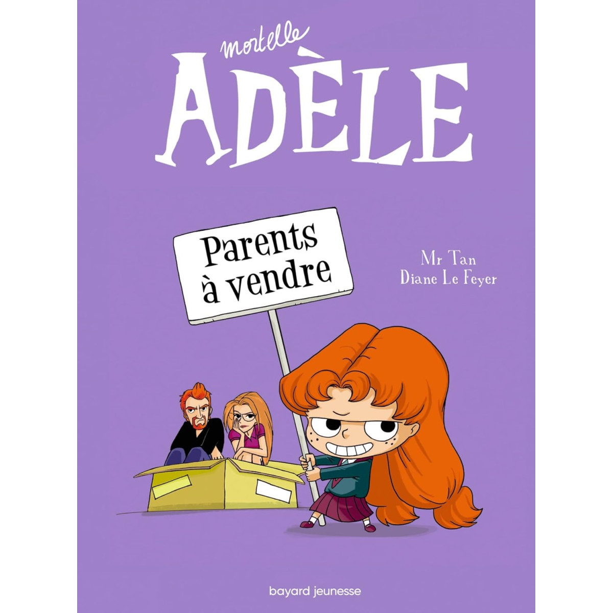 BD Mortelle Adèle, Tome 08: Parents à vendre