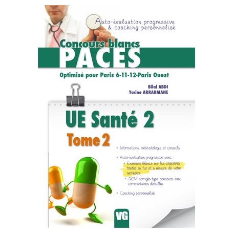 UE santé 2, tome 2 - Paris 6, 11, 12, Paris ouest