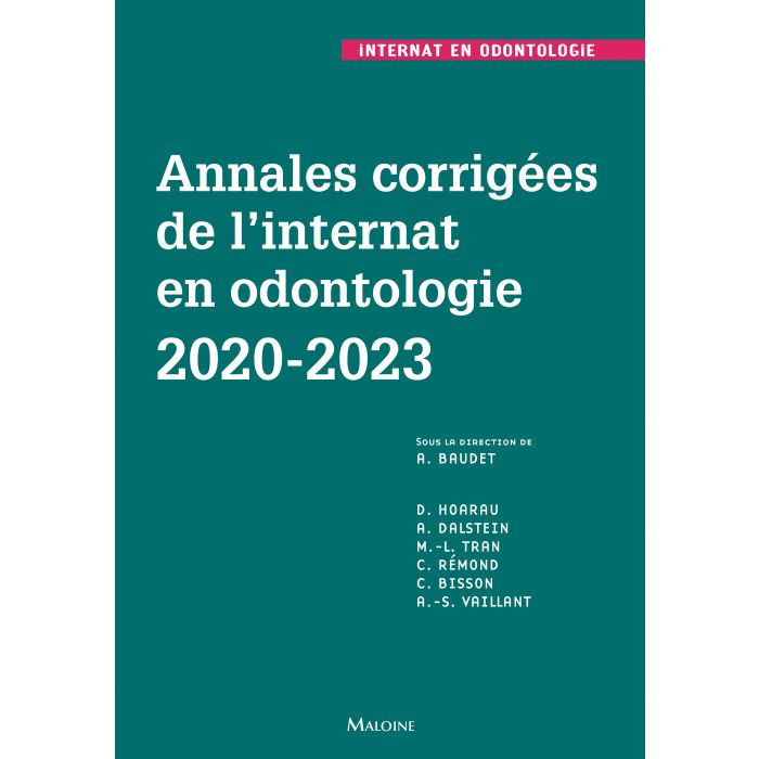 Annales corrigées de l'Internat en Odontologie 2020-2023