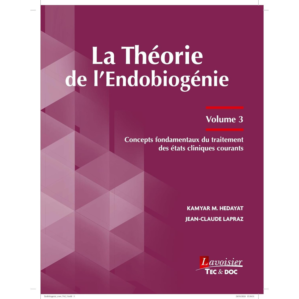 La théorie de l'endobiogénie (volume 3) - Concepts fondamentaux du traitement des états cliniques courants