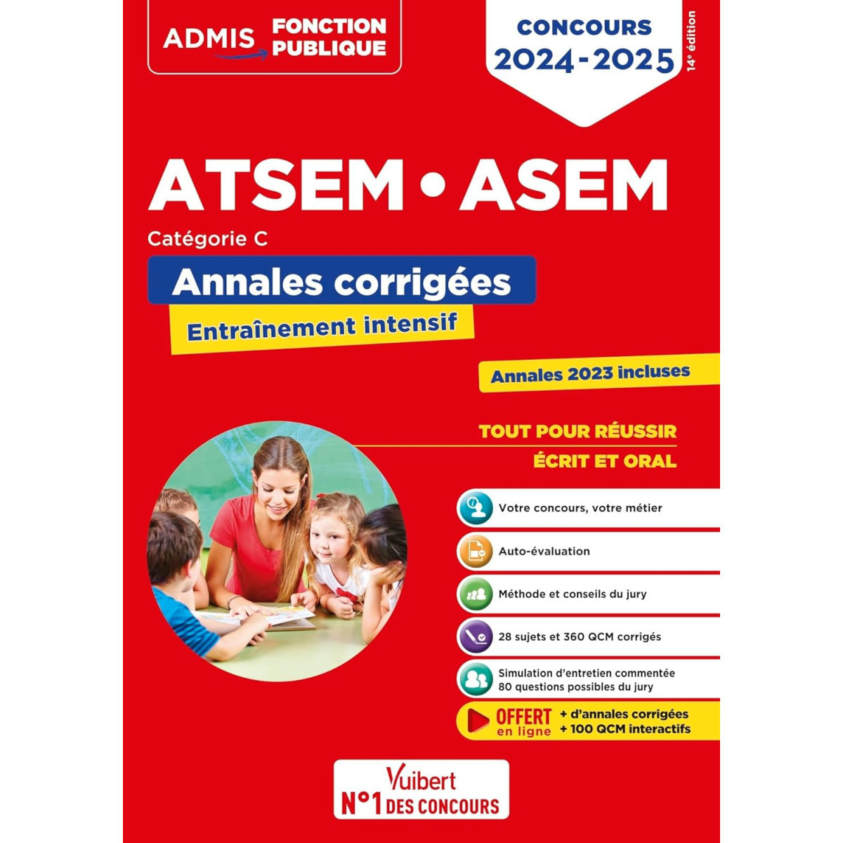 Concours ATSEM ASEM - Annales corrigées