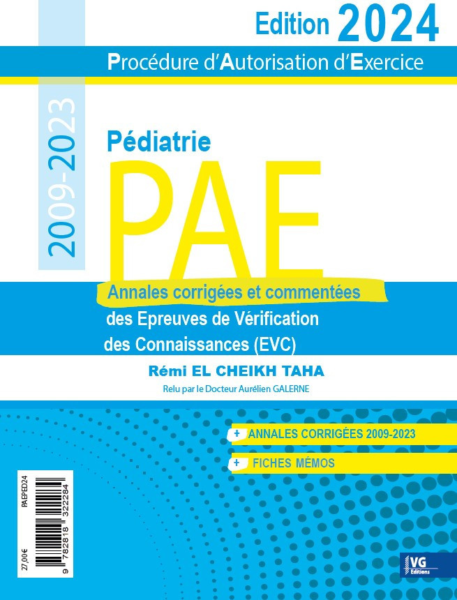 Annales de pédiatrie 2009-2023 PAE