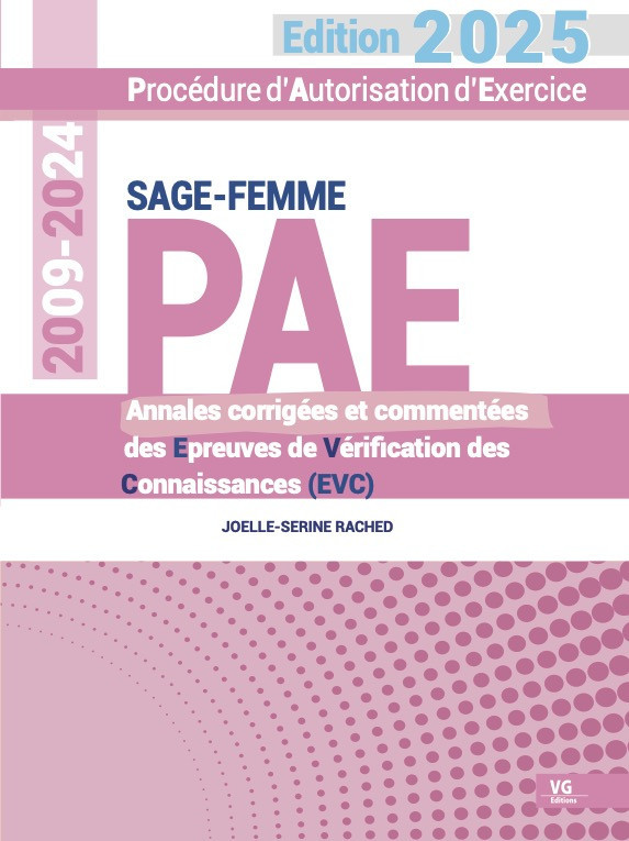 PAE Sage-femme Annales 2009-2024