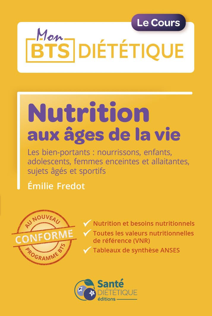 Nutrition aux âges de la vie - Le cours