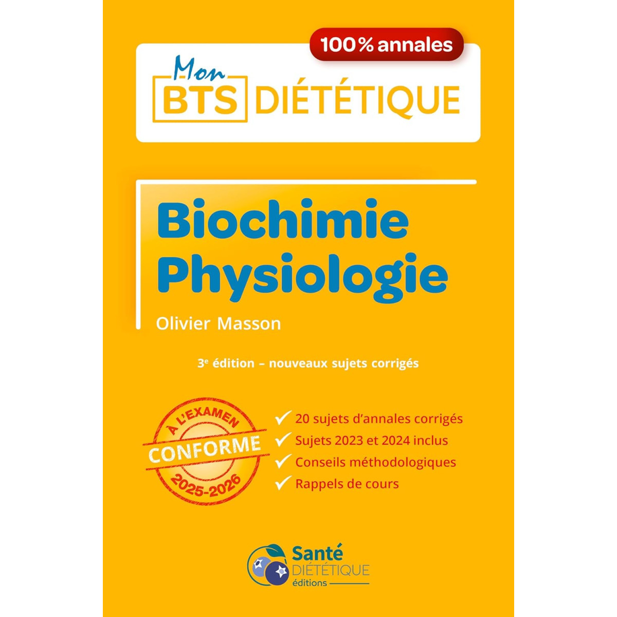 Biochimie Physiologie - 100% annales